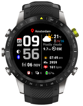 Neat Weather watchface sample 1