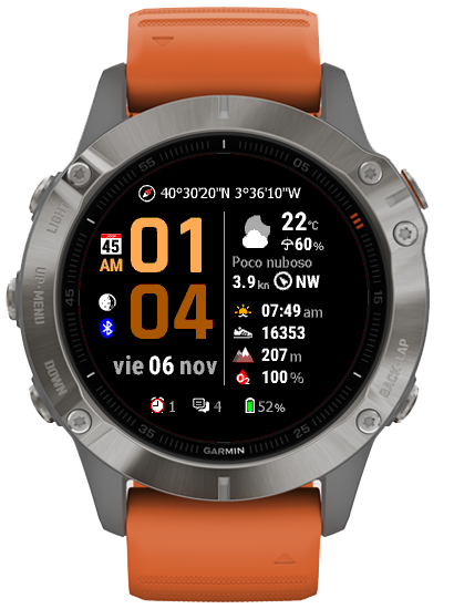 Neat Weather watchface sample 3