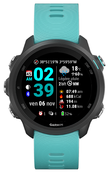 Neat Weather watchface sample 4